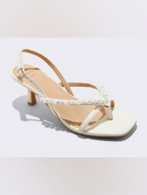 NWOT A New Day Pearl-Embellished Women’s Sandals